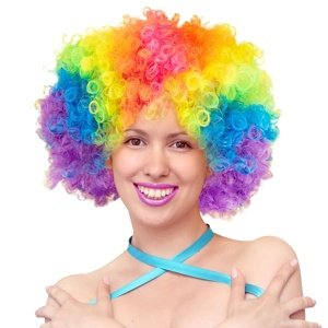 Afro parochňa farebná