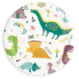 Papierové taniere Dinosaury 18 cm 6 ks