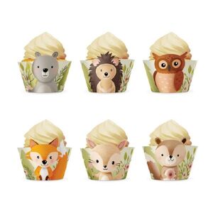 Formy na muffiny Lesné zvieratá 6 ks