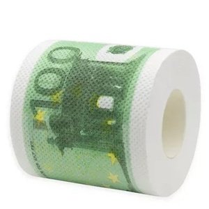 Toaletný papier Eurobankovky
