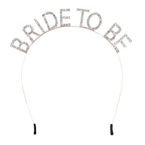 Čelenka Bride To Be rose gold