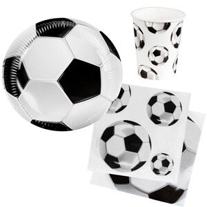 SET pohárov, tanierov a obrúskov na futbal