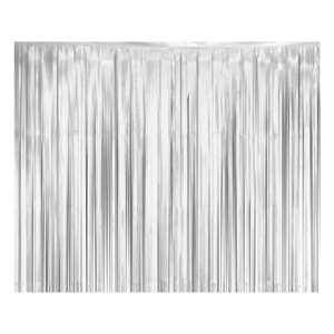Vešiak dekoratívny matný strieborný 100x200 cm