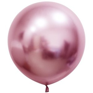 Latexový balón platinový svetloružový 61 cm 2 ks