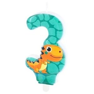 Narodeninová sviečka Dinosaurus č. 3