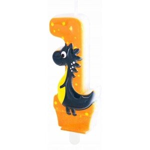Narodeninová sviečka Dinosaurus č. 1