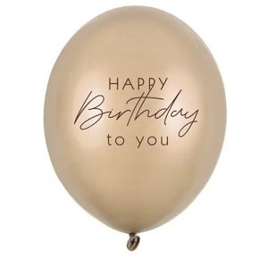 Latexové balóniky HB to you zlaté 30 cm 50 ks