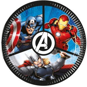 Papierové taniere Avengers Evergreen 20 cm 8 ks