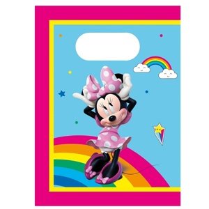 Papierové tašky Minnie rainbow 4 ks