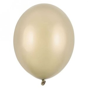 Latexové balóniky metalické studené zlaté 27 cm 100 ks