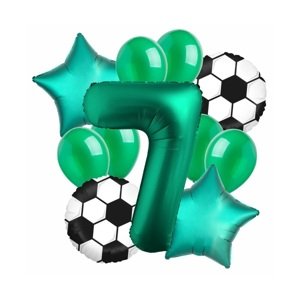 Balónová kytica 7. narodeniny Futbal