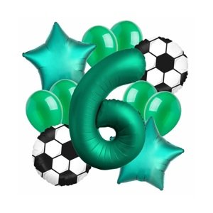 Balónová kytica 6. narodeniny Futbal