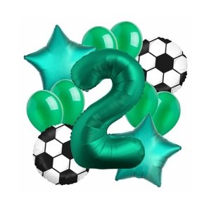 Balónová kytica 2. narodeniny Futbal