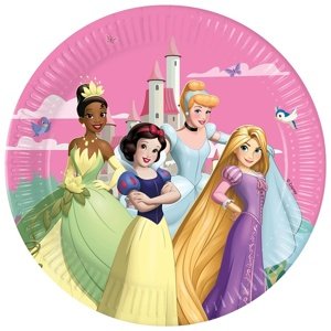 Papierové taniere Princezné 23 cm 8 ks
